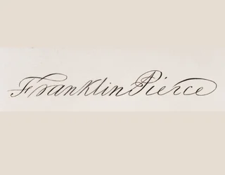 Signature of Franklin Pierce